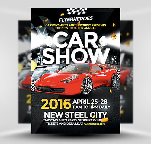 Car Show Flyer Template