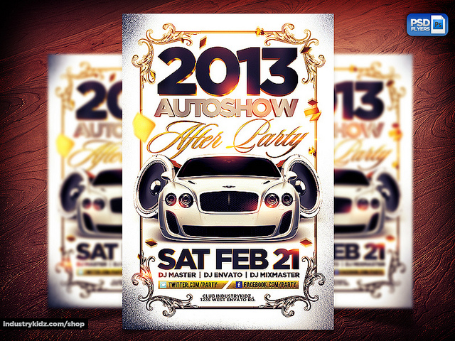 Car Show Flyer Template