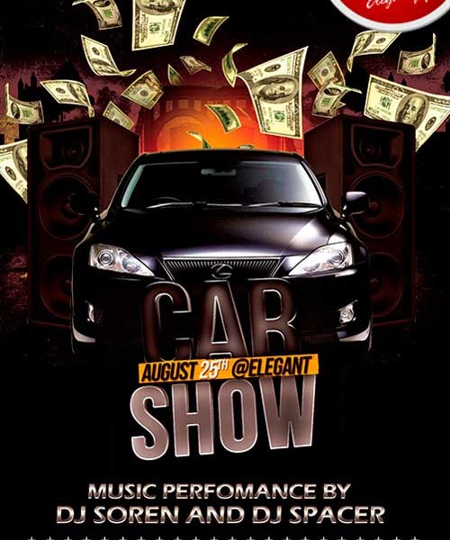 17 Car Show Flyer Template PSD Free Images