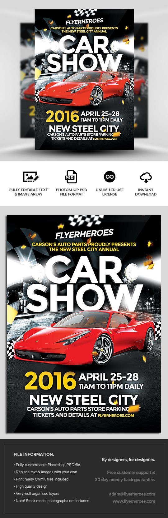 Car Show Flyer Templates Free