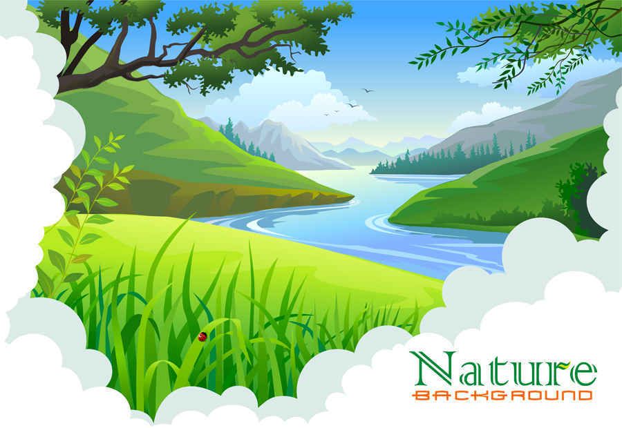 Cartoon Landscape Vector