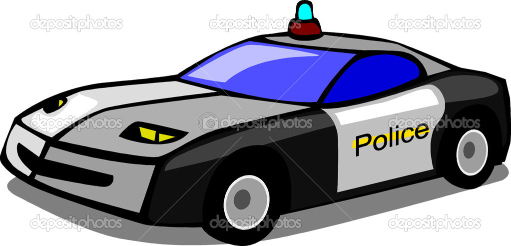 Cartoon Police Car