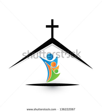 19 Family Church Icon Vector Images