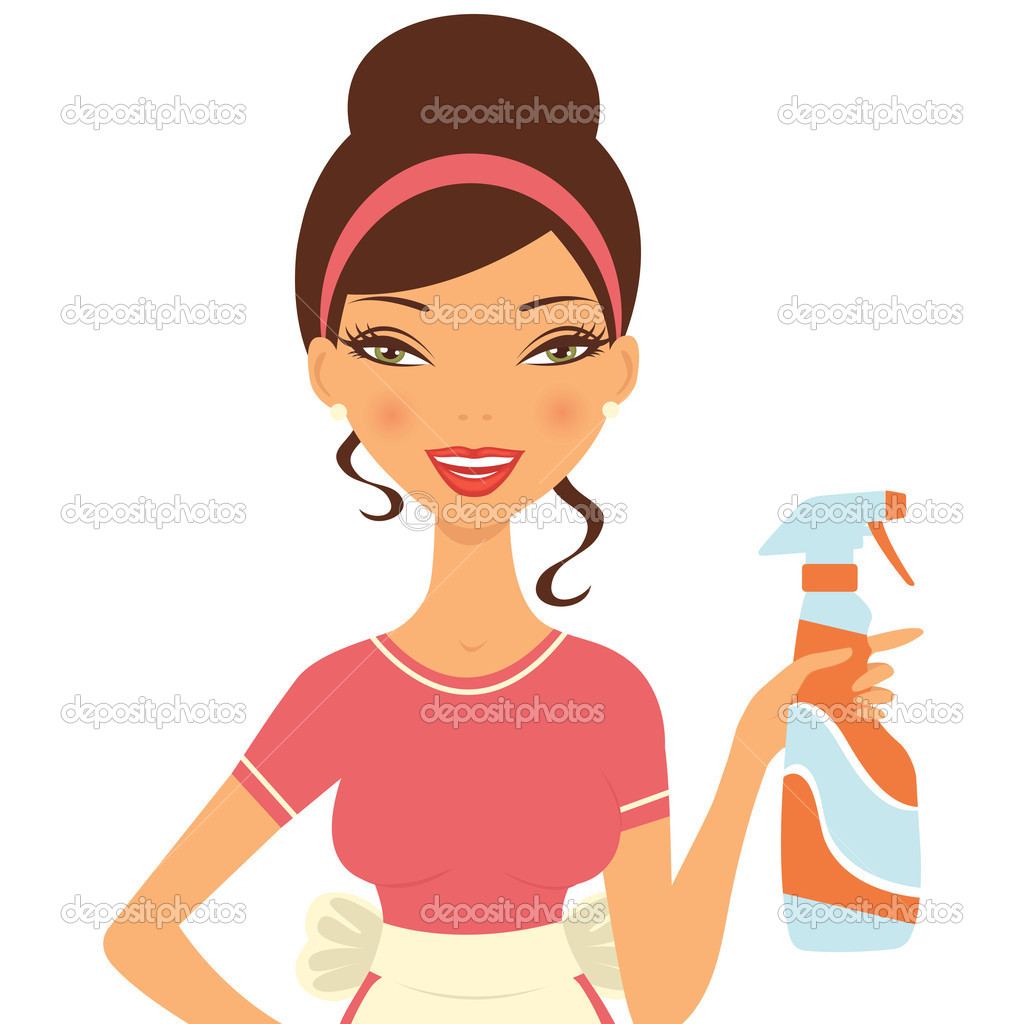 girl cleaning clipart - photo #27