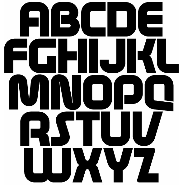 15 Cool Fonts Letter Graphic Design Images Cool Bold Letter Fonts