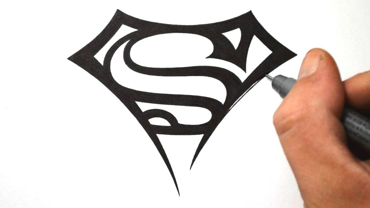 Cool Superman Logo Drawings