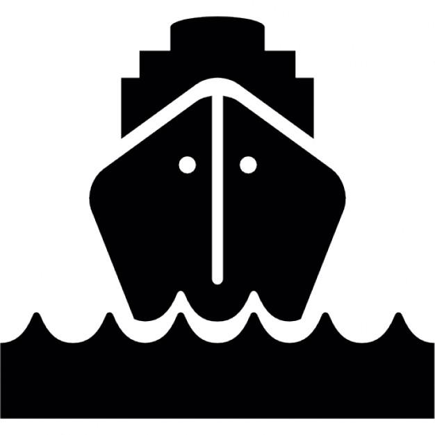 Cruise Ship Vector Icon Free