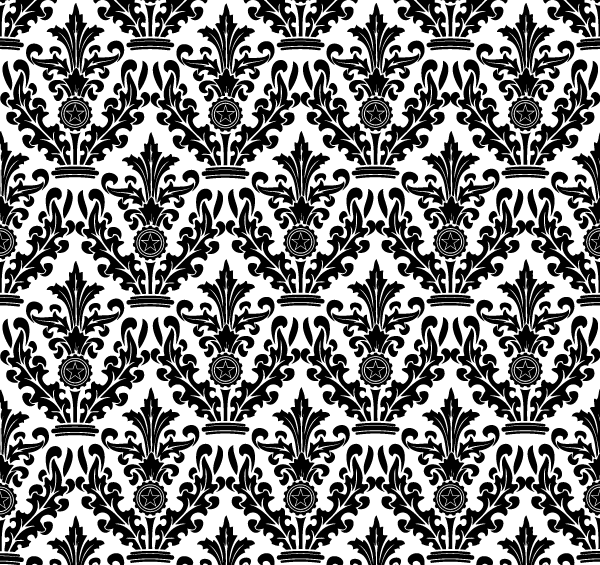 Damask Pattern Vector Free