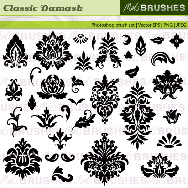 Damask Pattern Vector