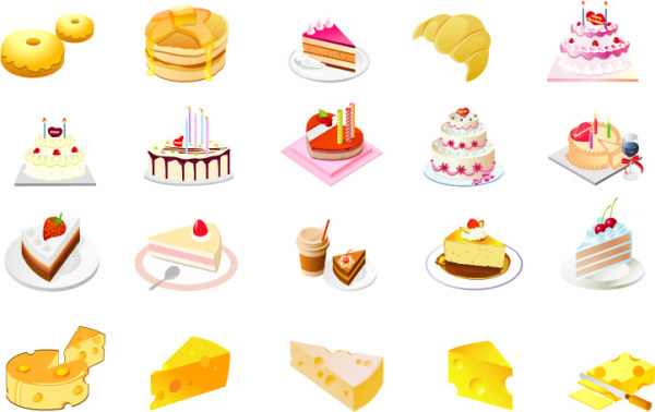 Dessert Vector Graphics