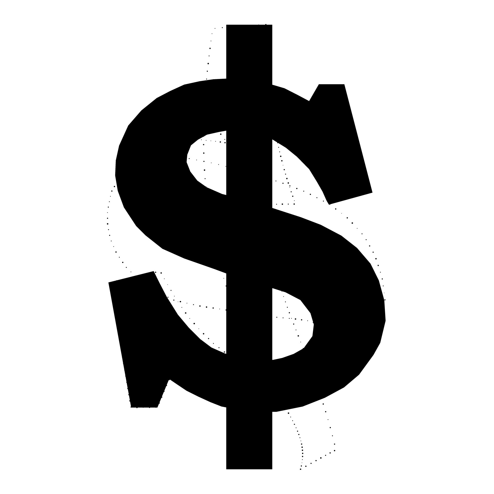 13 Black Dollar Sign Vector Images