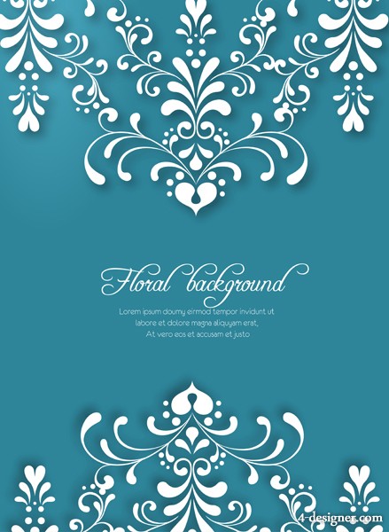 Elegant Floral Design Vector