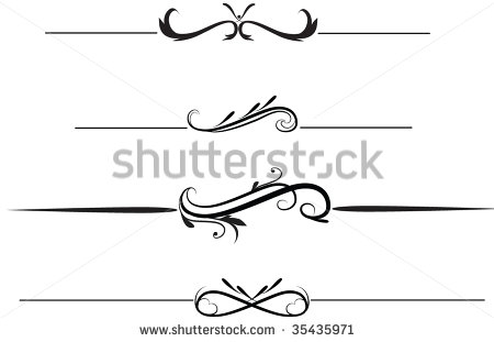 Elegant Lines Clip Art