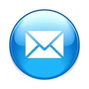 Email Icon Blue Circle