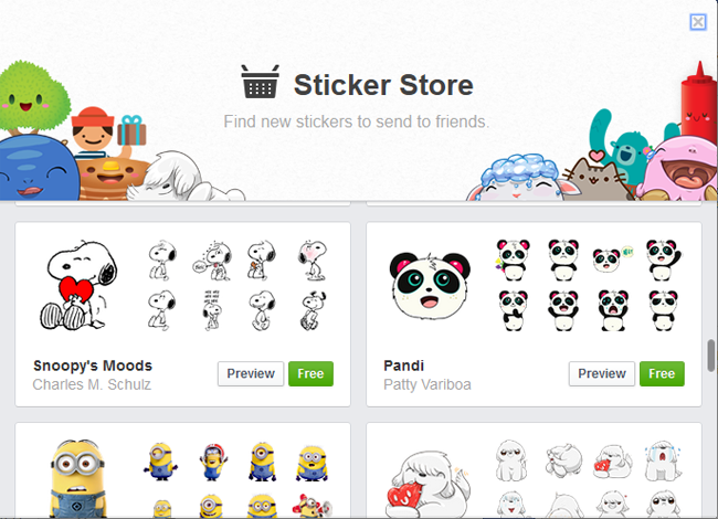 Facebook Sticker Emoticons Meanings