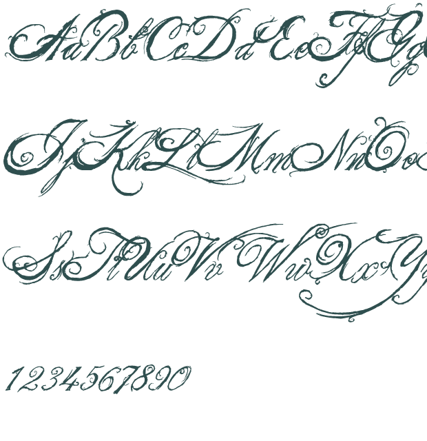 fancy font generator cursive