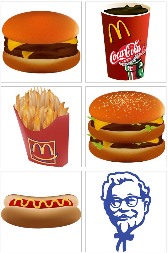 Fast Food Icons Fast Food Icons