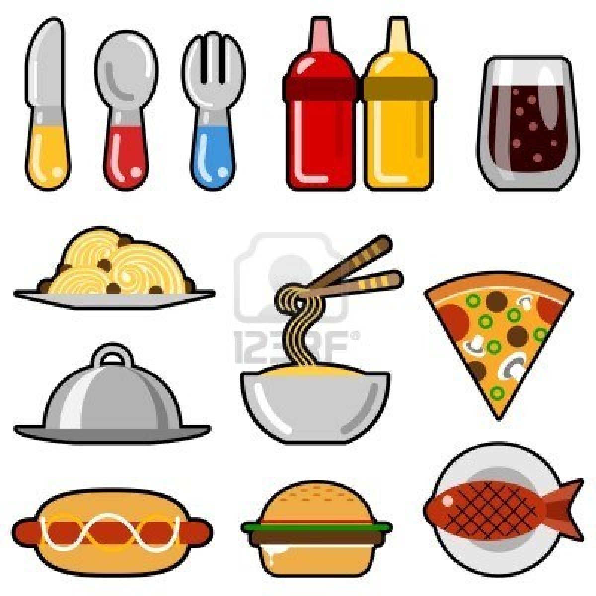 Fast Food Icons Fast Food Icons