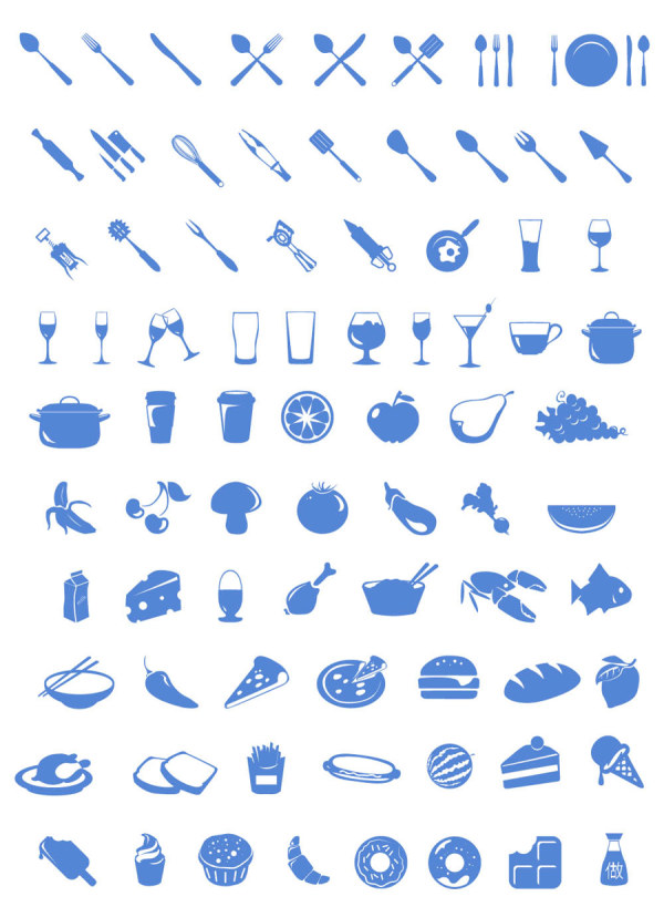 Food Icons Free Download