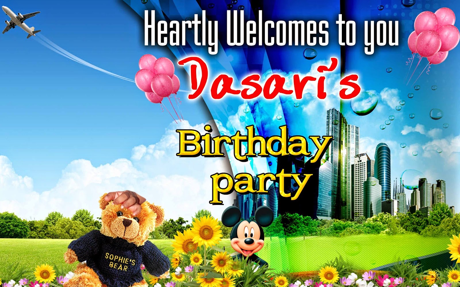Free Birthday PSD Files for Download