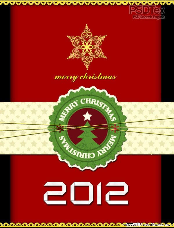 Free Christmas Card PSD Template Free Christmas Card PSD Template