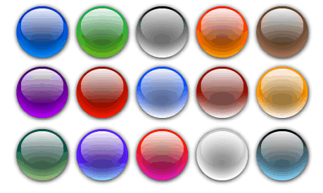 Free Glass Button Icons