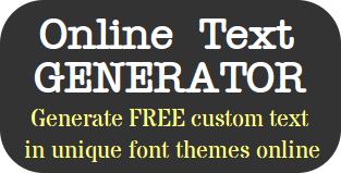 Free Online Text Generator Fonts Free Online Text Generator Fonts