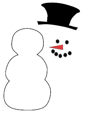 Free Printable Snowman Hat Pattern