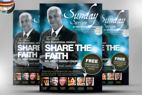 Free Psd Church Flyer Templates