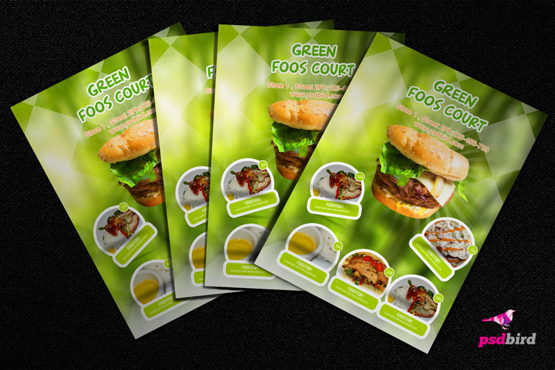 Free PSD Flyer Templates Green