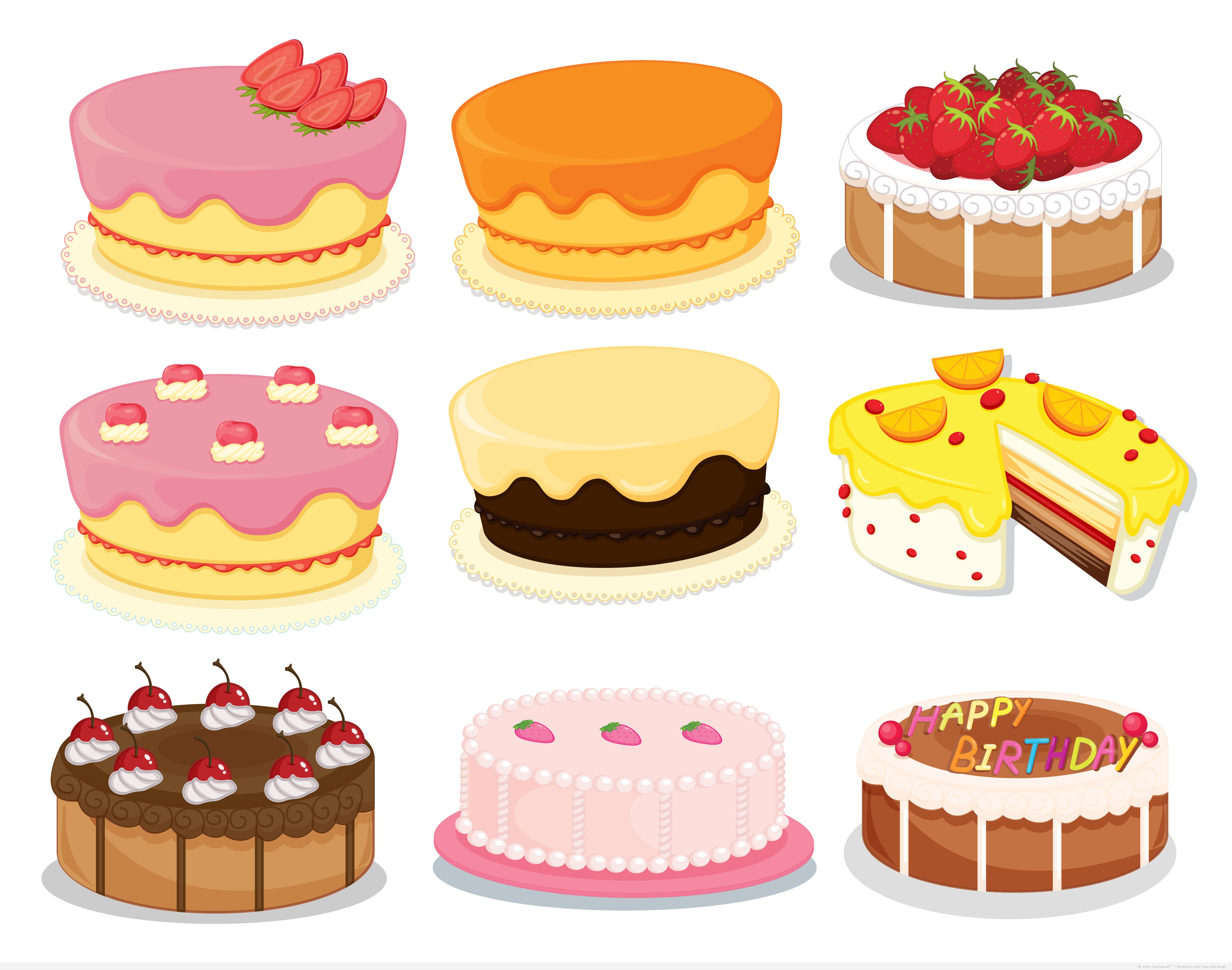 Free Vector Birthday Cake