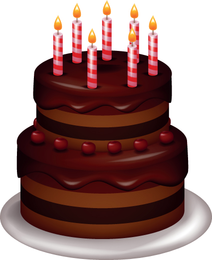 Free Vector Birthday Cake