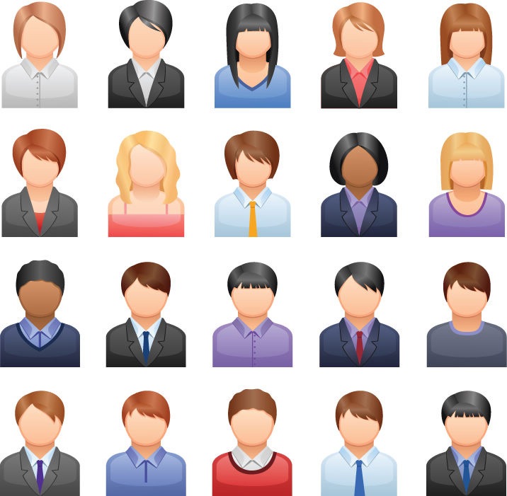 11 Free Vector People Icons Images