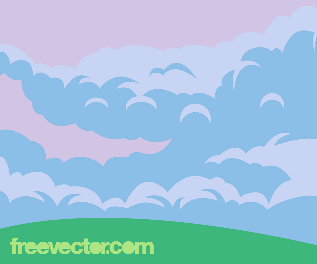 Free Vector Cartoon Landscape