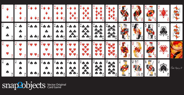 Free Vector Playing Cards Deck