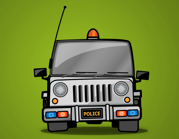 Free Vector Police Car