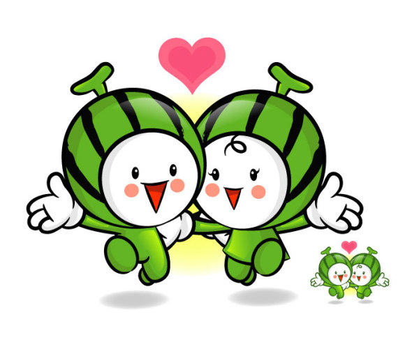 Fruit Cute Love Cartoons