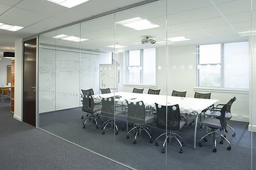 Glass Office Conference Room Design