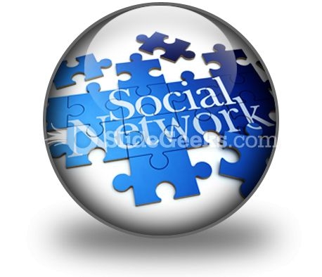 Graphic Social Network PowerPoint