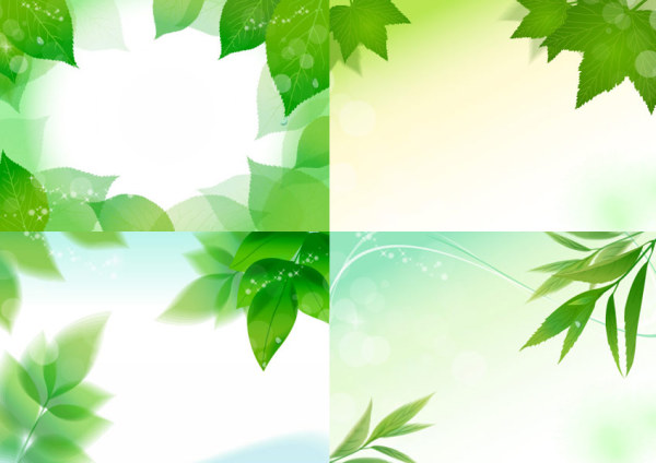 Green Leaves Vector