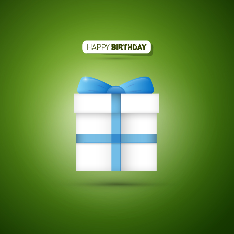 Happy Birthday Background Vector Free