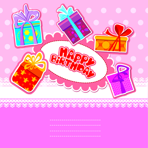 Happy Birthday Gift Card Template