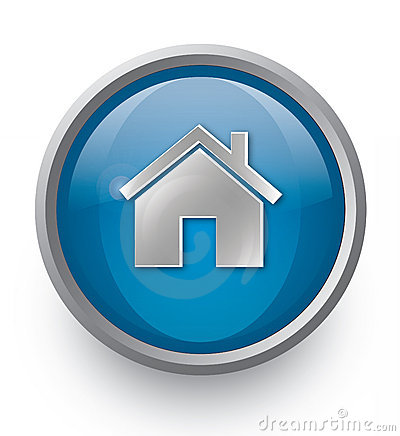 16 Blue Home Icon Images
