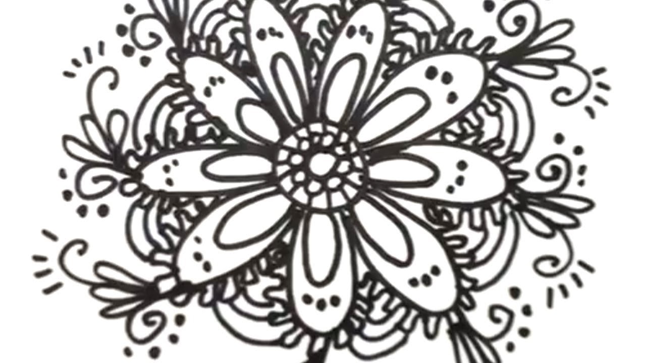 How to Draw Cool Flower Designs