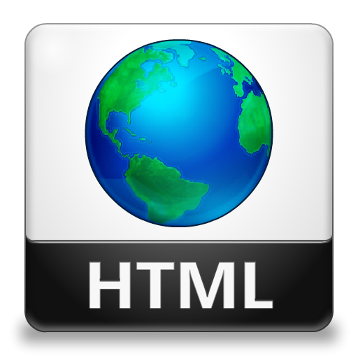 12 HTML Document Icon Images
