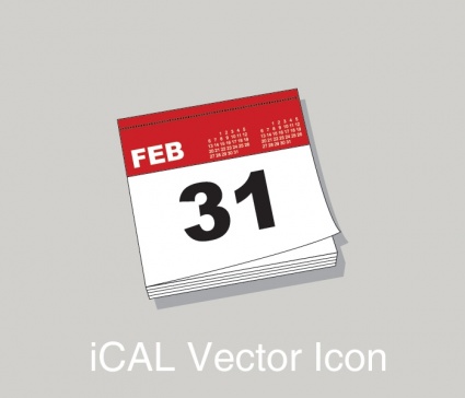 iCal Calendar Icon iCal Calendar Icon