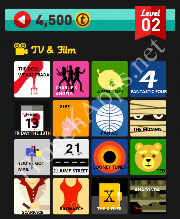 Icon Pop Quiz Answers Level 2