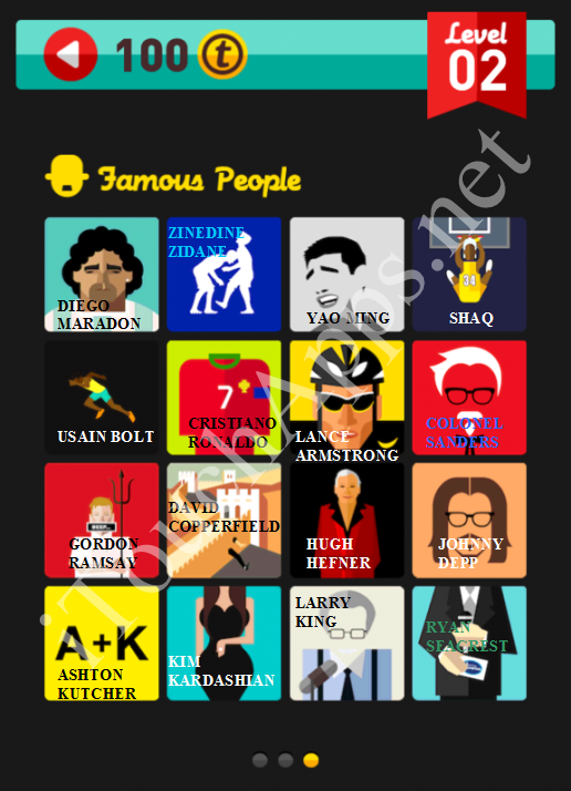 Icon Pop Quiz Famous People Level 2