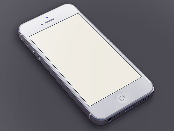 iPhone 5 Mockup PSD