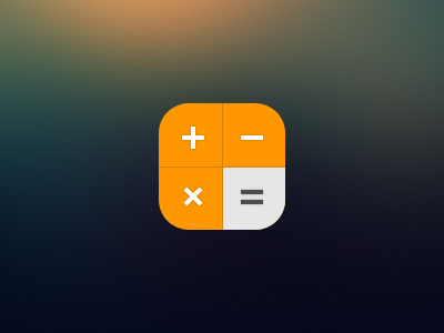 iPhone Calculator App Icon